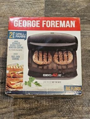 George Foreman Grill & Panini 2 Serving GR136B